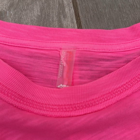 Free People Movement Hot pink Long Sleeve Size small - Picture 2 of 2